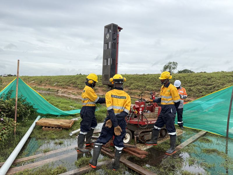 Geotechnical survey — pipe supports and pipe bridge, Bukakata to Kitovu