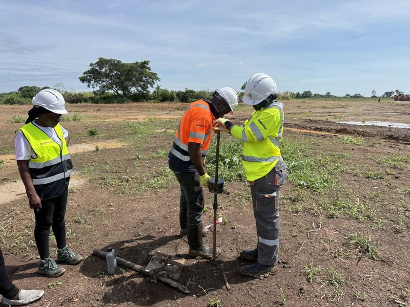 Geotechnical investigation — Mobile Air Traffic Control Tower, Kabaale International Airport